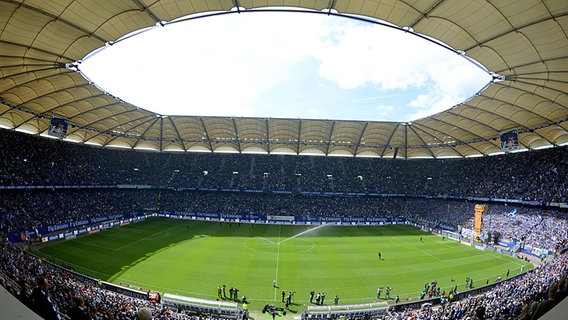 Ausverkauftes Stadion des Hamburger SV © dpa - Bildfunk Foto: Daniel Reinhardt
