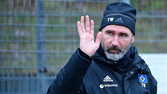 HSV-Trainer Tim Walter © Witters 