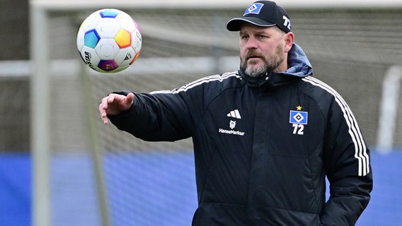 HSV-Trainer Steffen Baumgart © Witters 