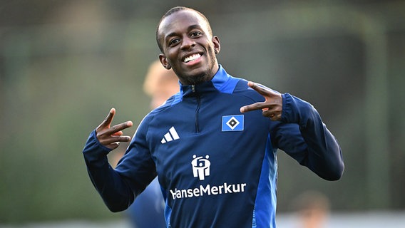 Jean-Luc Dompé im Trainingslager des HSV in Belek © Witters 