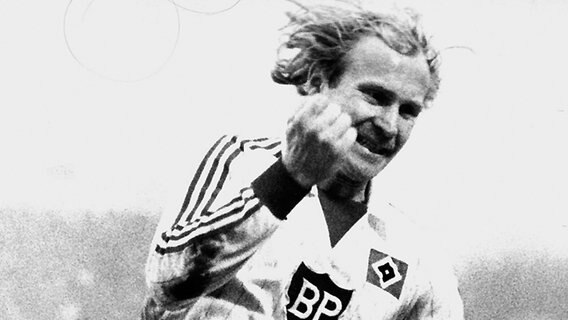 Lars Bastrup vom Hamburger SV (Archivbild von 1982) © Witters Foto: Wilfried Witters