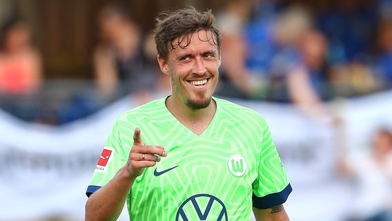 Max Kruse vom Fußball-Bundesligisten VfL Wolfsburg © IMAGO / Jan Huebner 