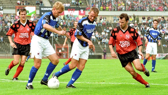 Torsten Lieberknecht (M.) im Trikot von Waldhof Mannheim © imago sportfotodienst Foto: imago/Rust