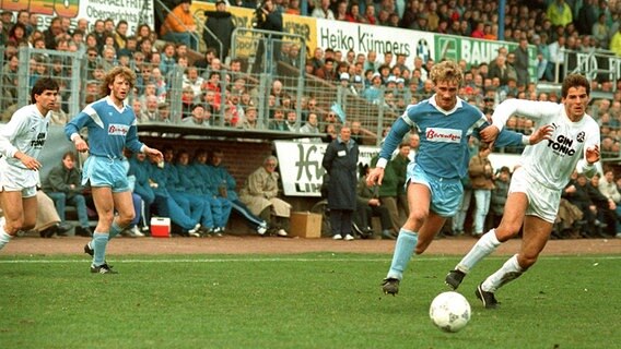 Spielszene SV Meppen - Stuttgarter Kickers (1988) © imago sportfotodienst Foto: imago sportfotodienst