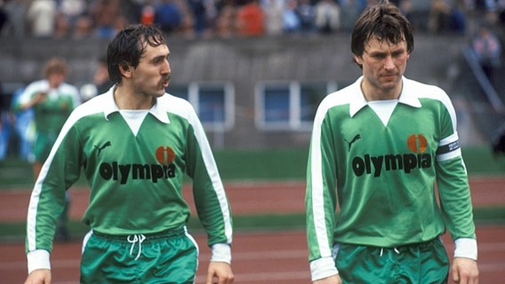 Benno Möhlmann (r.) und Jonny Otten von Werder Bremen © imago/kicker/Liedel 