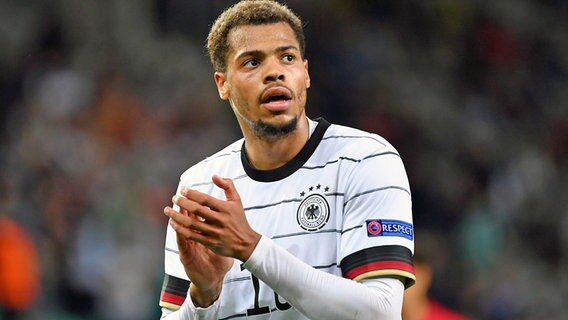 Lukas Nmecha im Trikot der deutschen U21-Fußball-Nationalmannschaft © IMAGO / Sven Simon 