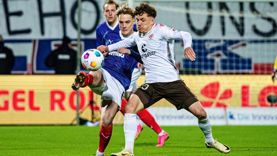 Spielszene Holstein Kiel - FC St. Pauli © imago images/eibner 