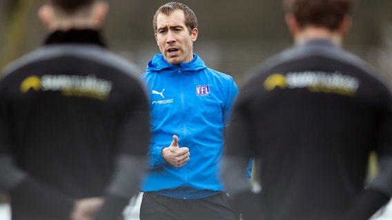 Florian Fulland, Interimstrainer des VfL Osnabrück © picture alliance/dpa Foto:  Friso Gentsch