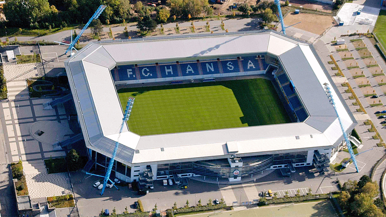 Das Rostocker Ostseestadion © picture-alliance/ ZB Foto: Klaus Grabowski