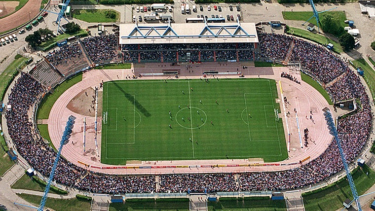 Das Rostocker Ostseestadion © Picture-Alliance