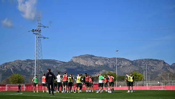 Der FC St. Pauli beim Training auf Mallorca © Witters 