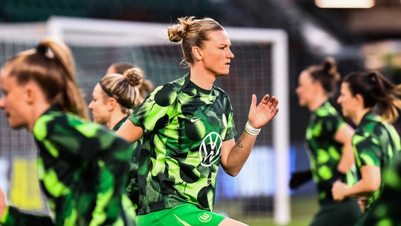 Stürmerin Alexandra Popp vom VfL Wolfsburg © IMAGO/Lobeca Foto: Ines Hähnel