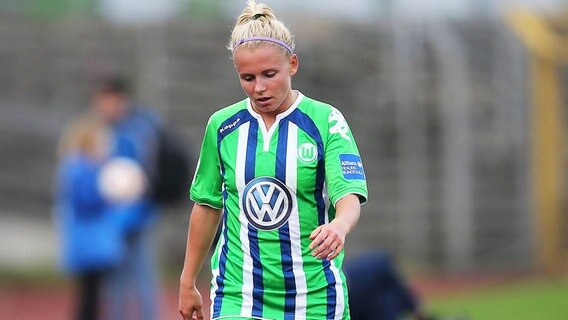 Julia Simic vom Frauenfußball-Bundesligisten VfL Wolfsburg © imago/Hübner Foto: Hübner