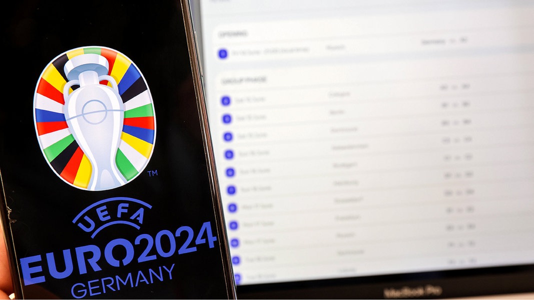 Screenshot der Ticket-Website für die Euro 2024