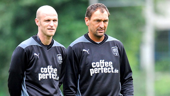 Alexander Ukrow (l.) und Claus-Dieter Wollitz © imago/osnapix 