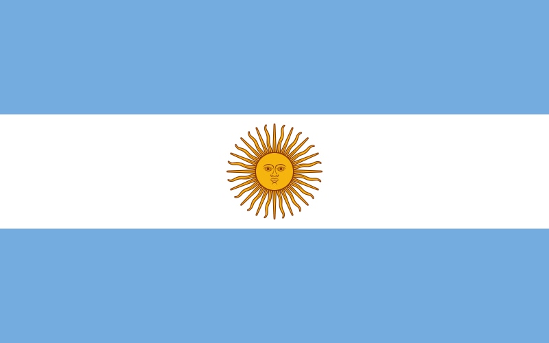 Flagge von Argentinien