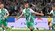 Werder Bremens Niclas Füllkrug bejubelt einen Treffer © IMAGO/Nordphoto 