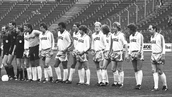 Werders Aufstiegsmannschaft im Jahr 1981 © imago/rust 