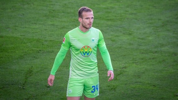 Marin Pongracic vom VfL Wolfsburg. © picture alliance/dpa Foto: Peter Niedung