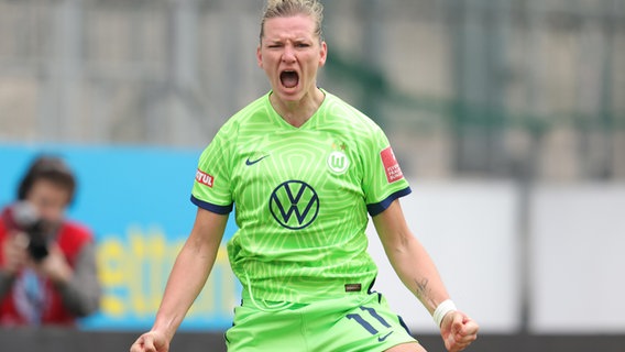 Alexandra Popp vom VfL Wolfsburg. © picture alliance / firo Sportphoto Foto: Jürgen Fromme