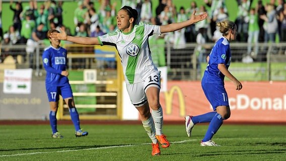 Nadine Keßler vom VfL Wolfsburg © Imago 