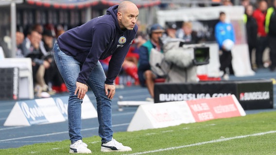 Braunschweig-Trainer Daniel Scherning © IMAGO / regios24 