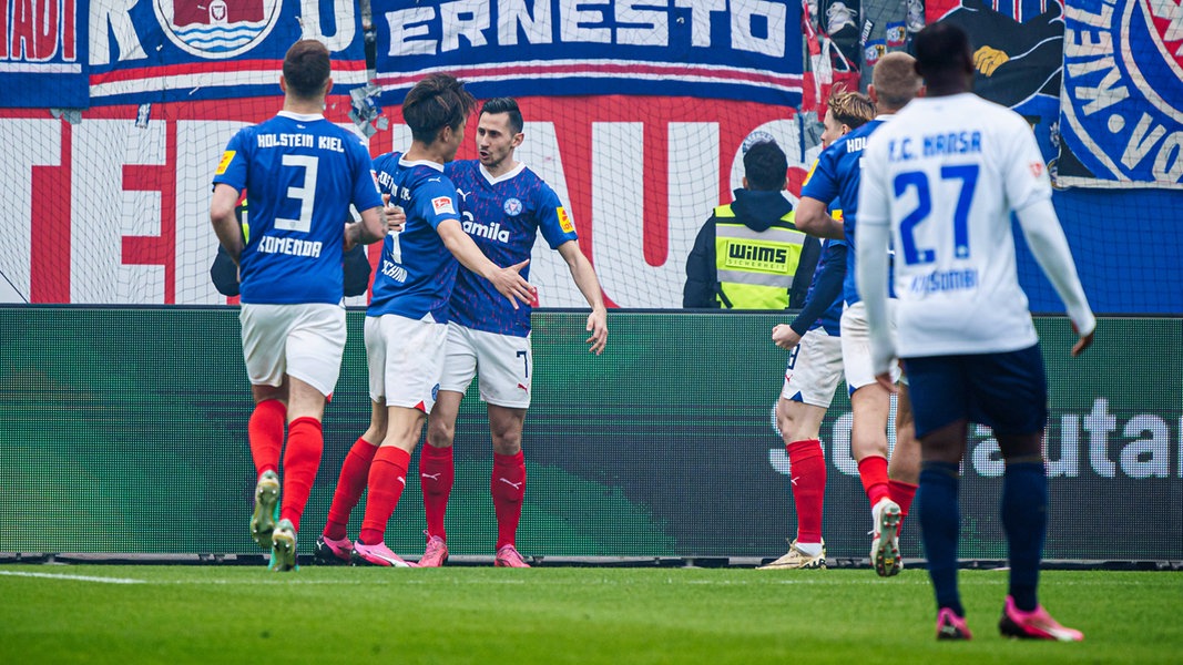 2:0 gegen Hansa Rostock – Holstein Kiel befeuert die Aufstiegsträume