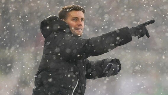 St. Paulis Trainer Fabian Hürzeler © picture alliance/dpa | Marcus Brandt 