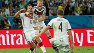 Mario Götze jubelt nach seinem Tor im WM-Finale 2014. © Imago 