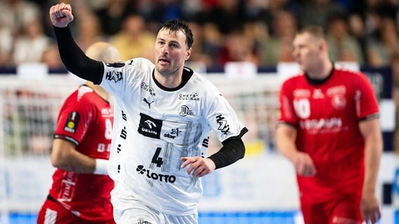 Kiels Domagoj Duvnjak jubelt © picture alliance/dpa | Marius Becker 