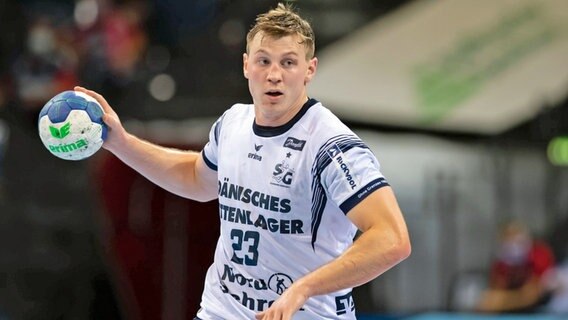Gøran Johannessen von der SG Flensburg-Handewitt © imago images/Beautiful Sports Foto: Mario Koberg