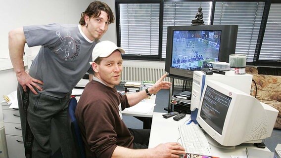 Stefan Kretzschmar (l.) und Alfred Gislason (Bild aus dem Jahr 2005) © imago/Camera4 
