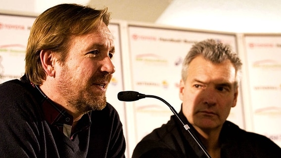 Martin Schwalb (l.) und Per Carlén © imago Foto: Schupfner