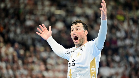 Domagoj Duvnjak vom THW Kiel gegen Paris Saint-Germain © Witters 