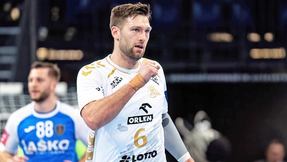 Harald Reinkind vom Handball-Bundesligisten THW Kiel © IMAGO / Eibner 