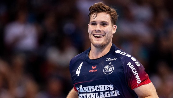 Flensburgs Handballer Johannes Golla © picture alliance/Marius Becker/dpa Foto: Marius Becker