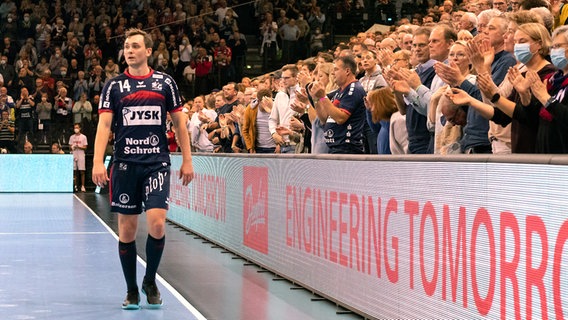 Hampus Wanne von der SG Flensburg-Handewitt © IMAGO / Eibner 