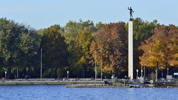 Die Fackelträgersäule in Hannover © picture alliance Foto: Michael Narten