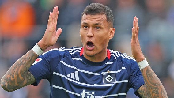 Davie Selke vom Hamburger SV © Witters 