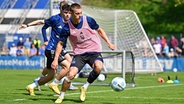 HSV-Spieler Miro Muheim im Training © WITTERS/Tim Groothuis 