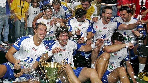 Der HSV Handball ist Supercup-Gewinner 2006. © picture-alliance/dpa 