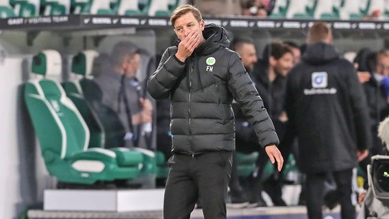 Trainer Florian Kohfeldt vom Fußball-Bundesligisten VfL Wolfsburg © IMAGO / Christian Schroedter Foto: Christian Schroedter
