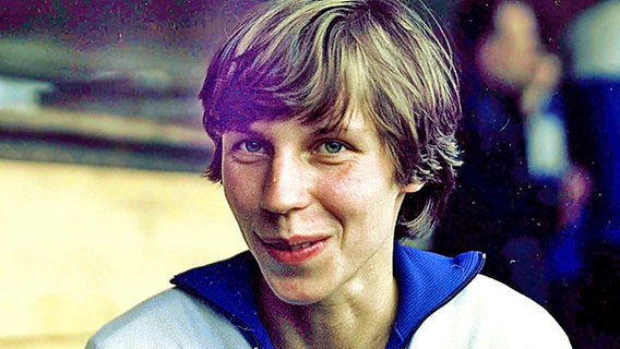 Marita Koch (SC Empor Rostock) zu Beginn der Olympiasaison im Mai 1980 © picture-alliance/ ZB Foto: Jürgen Sindermann
