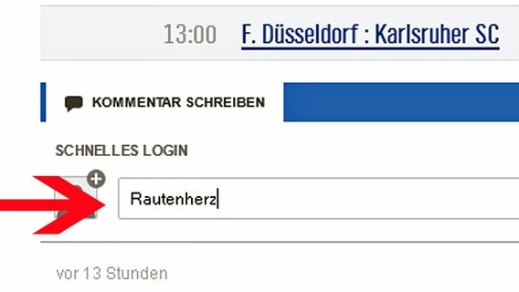 ScribbleLive-Eingabefeld bei NDR.de (Bildmontage). © NDR 