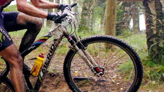 Mountainbiker Moritz Milatz stürzte im Training Mountainbiker Moritz Milatz stürzte im Training © AFP
