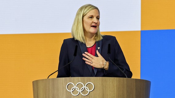 Kirsty Coventry © picture alliance / Xinhua News Agency | Cao Can 