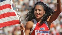 Sprint-Weltrekordlerin Florence Griffith-Joyner © Picture-Alliance/dpa 