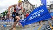 Valentin Wernz beim Hamburg-Triathlon 2022 © WITTERS 