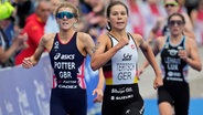 Lisa Tertsch beim Triathlon in Hamburg © Witters Foto: Frank Peters