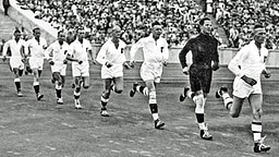 Olympiasieger 1936: die deutsche Feldhandball-Nationalmannschaft © AFP/Getty Images
